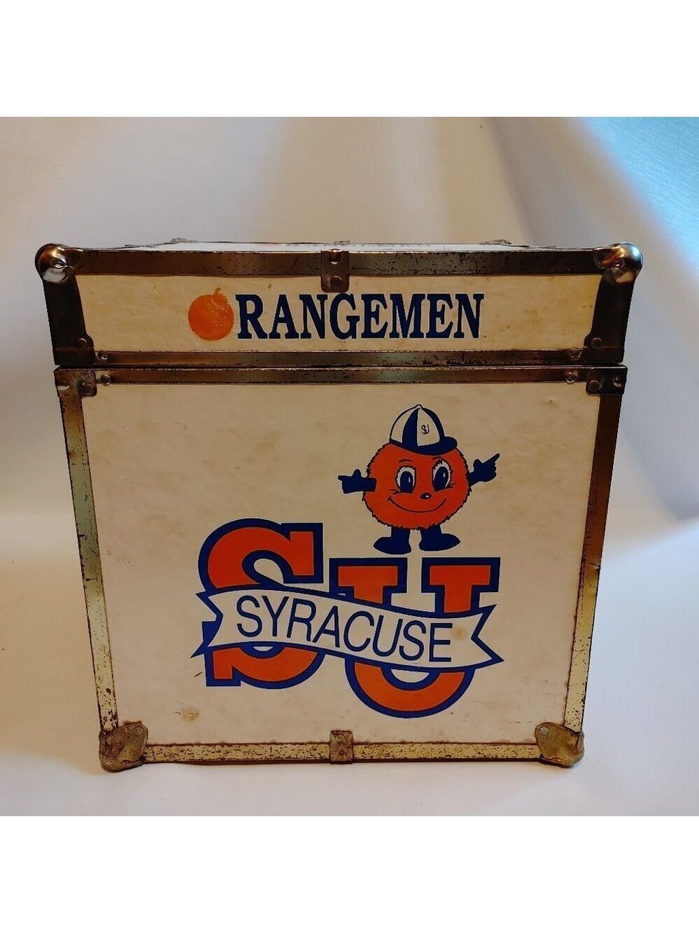 STURDY SYRACUSE University Orangemen Storage Cube BRIGHT LOGO